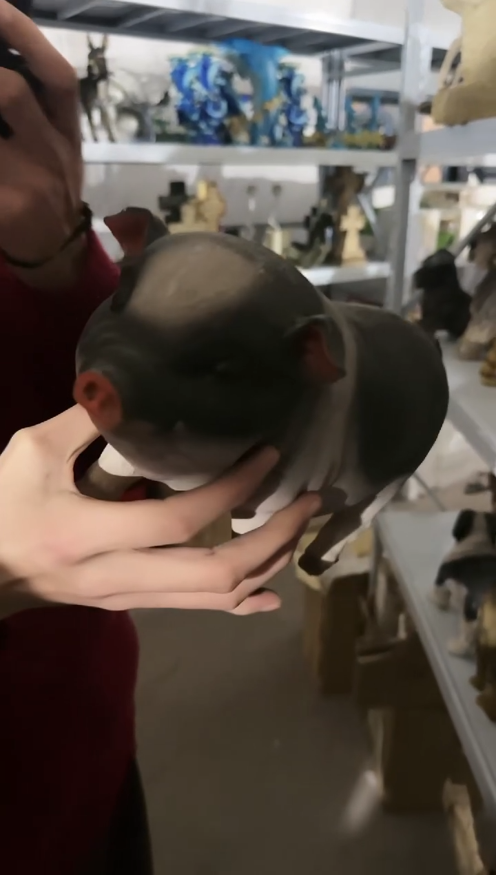 【闪购商品】默认微瑕高端树脂陶瓷摆件Q016