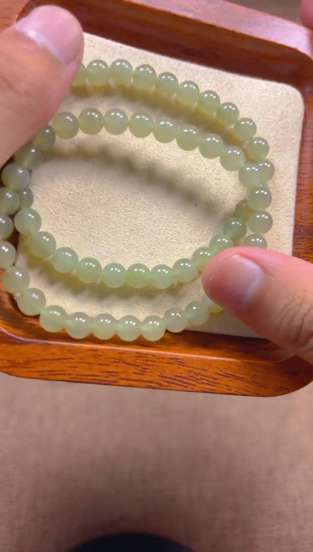 手链未镶嵌和田玉和田玉卡六手串到手两串