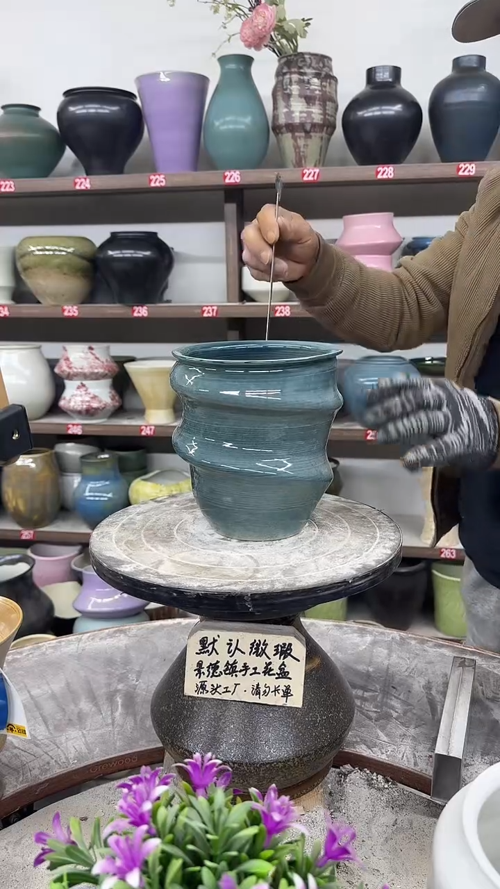 12-5-高18口14瑕-花盆