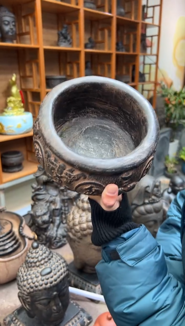 陶土【火山泥】聚宝盆