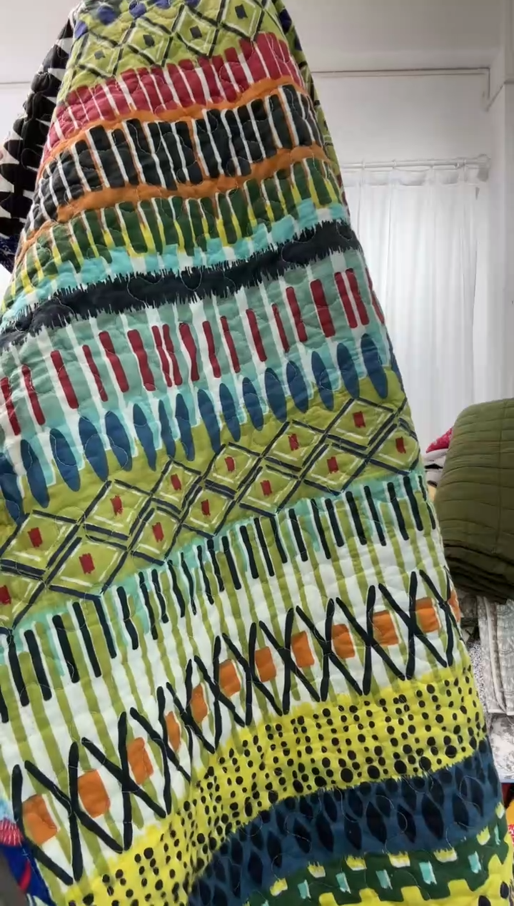 棉105*200纯棉床盖18号微瑕