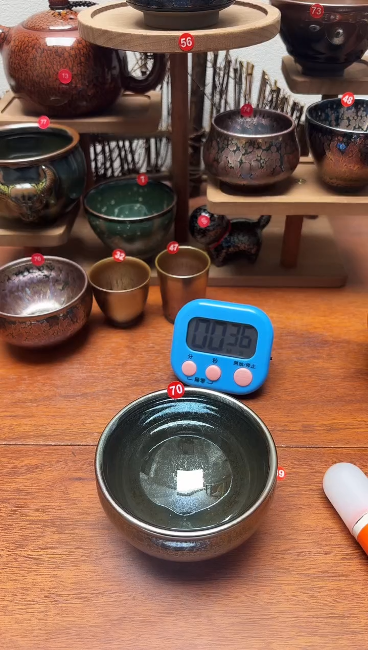 茶盏c*c70号建盏工匠茶器