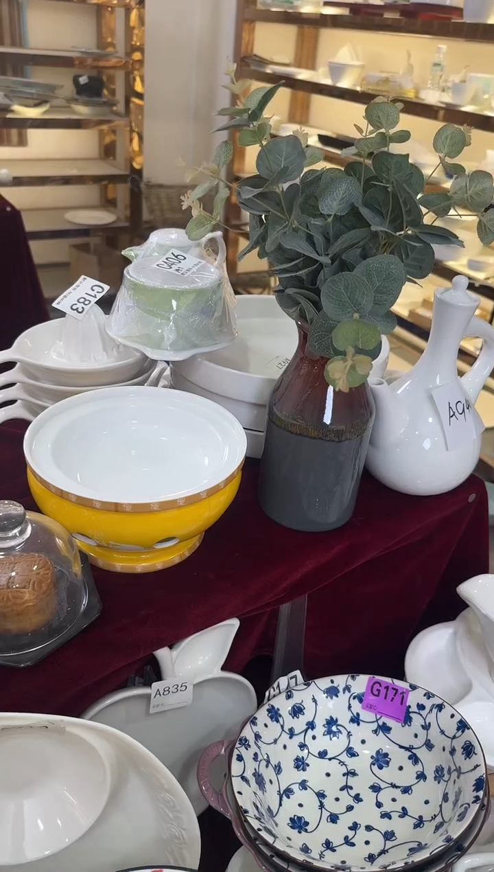 摆件陶G134-1个 陶瓷餐具库存微瑕