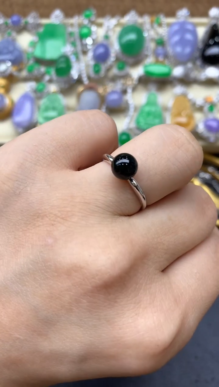 【闪购商品】翡翠戒指18K金镶嵌293-中国好珍宝