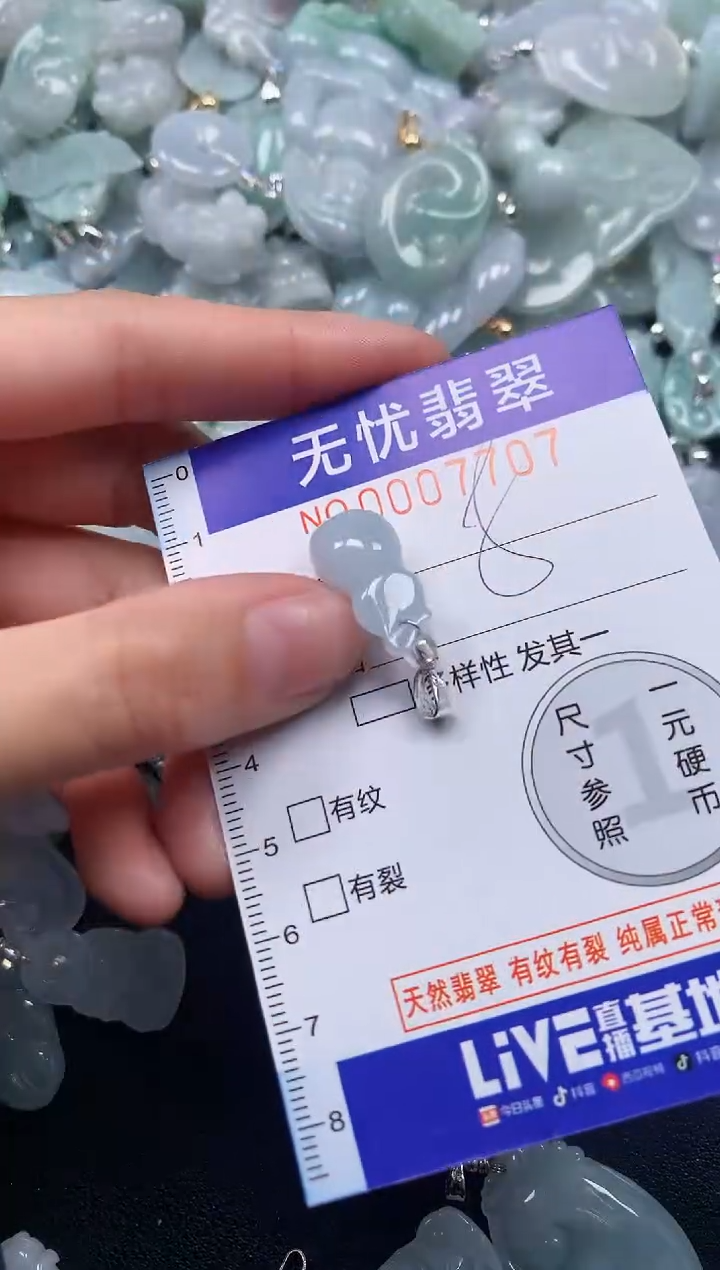 颈饰未镶嵌翡翠7707