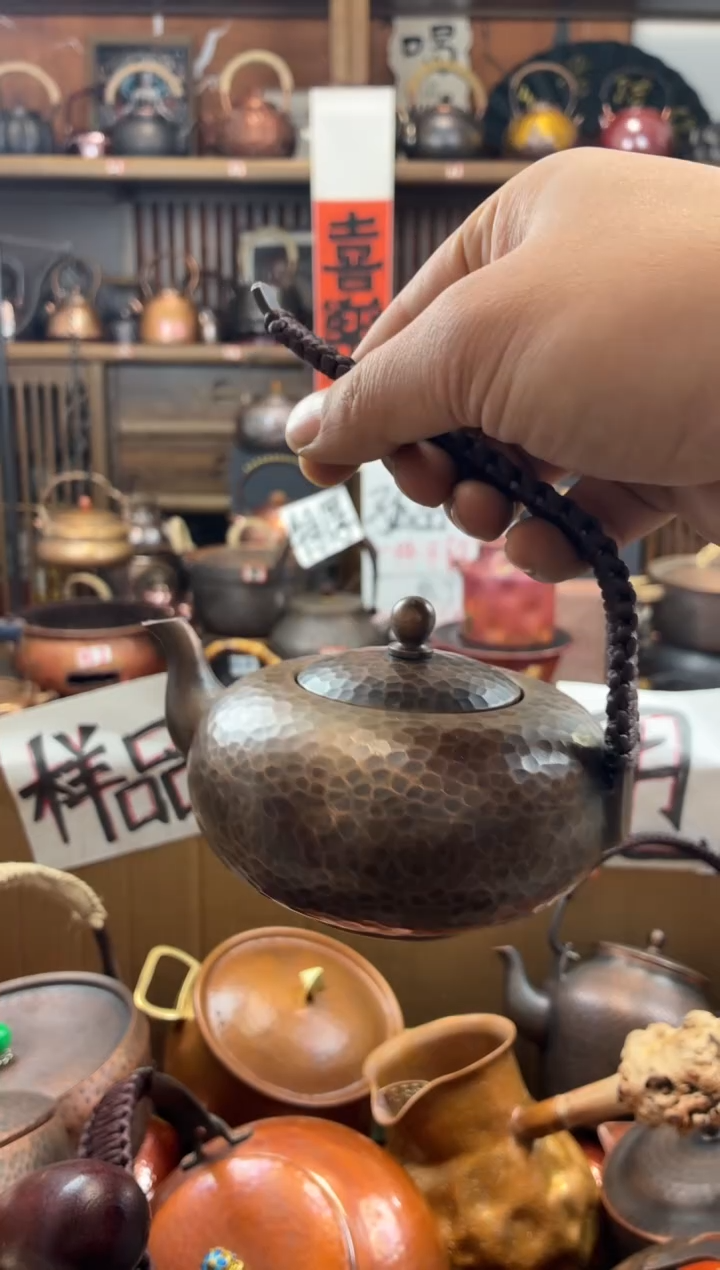 400毫升飞天老铜壶纯紫铜加厚高端清仓