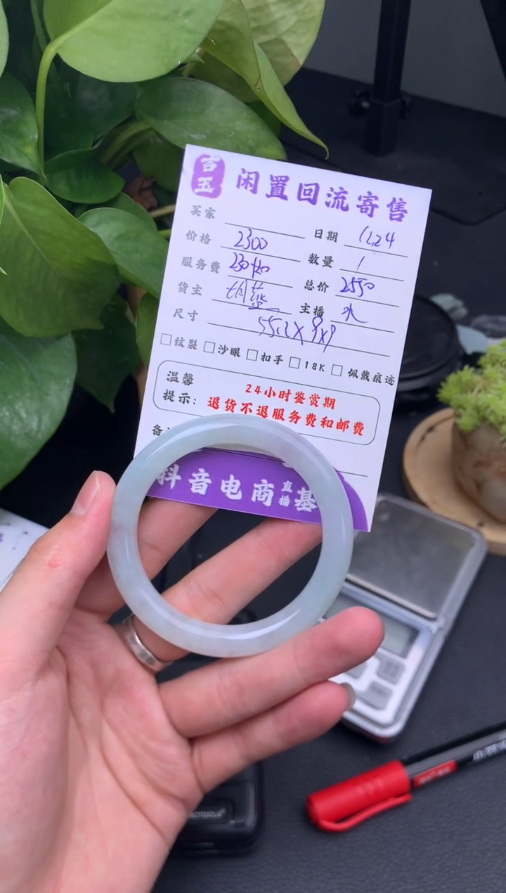 未镶嵌手镯翡翠手镯