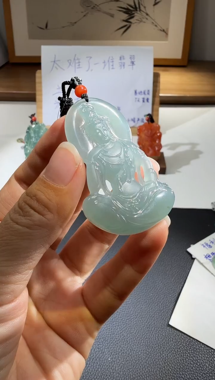 颈饰未镶嵌翡翠翡翠挂件