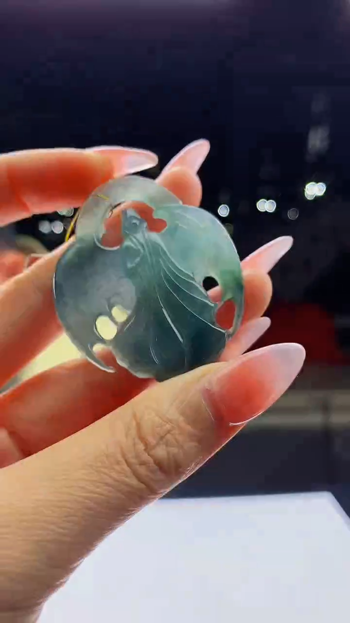 颈饰未镶嵌翡翠天然A货翡翠