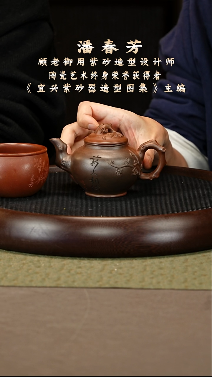茶壶紫砂12 潘春芳 柴烧 报春220cc