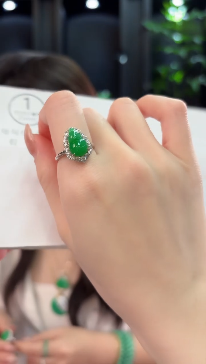 未镶嵌戒指翡翠 缅甸A货/支持复检/一件