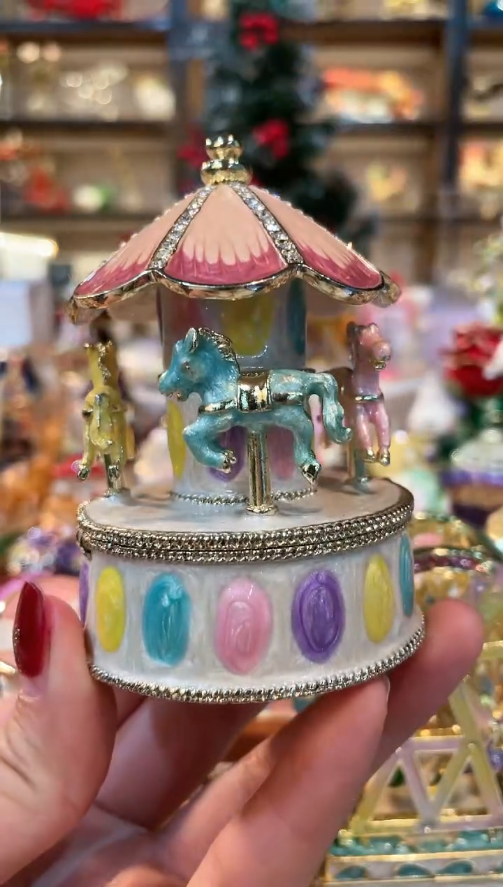 【闪购商品】珐琅彩首饰收纳盒