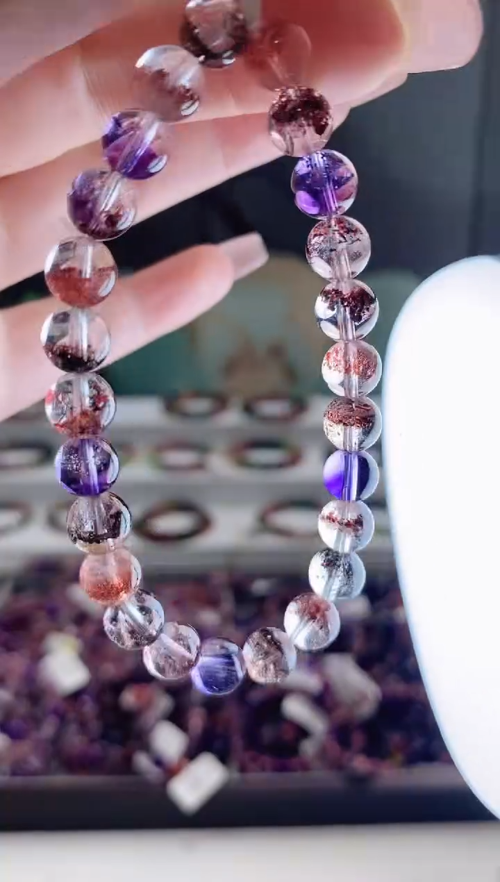 【闪购商品】水晶手链未镶嵌7.5mm多人多样性发其一