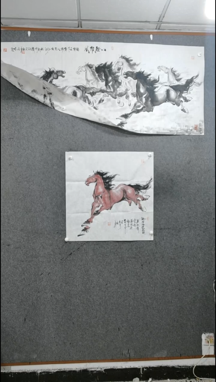 【闪购商品】国画水墨写意马图单骏