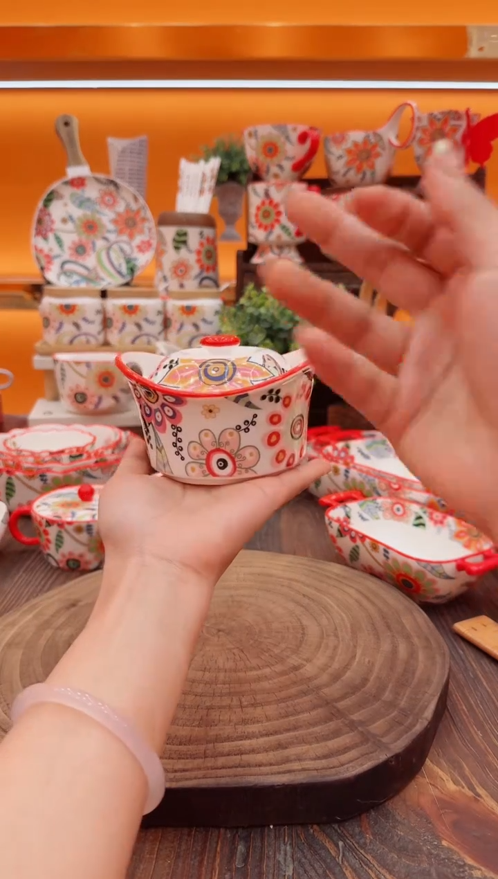 罐景德镇陶瓷餐具碗碟盘子