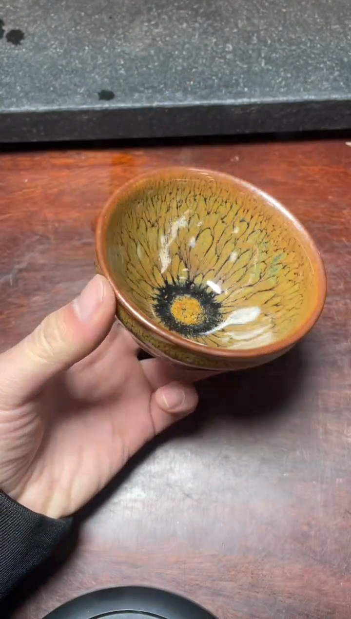 【闪购商品】茶盏名家周家勇建盏（带证书礼盒）5