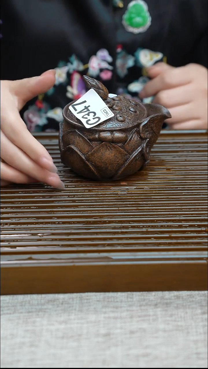 手工粗陶茶具每只不一样