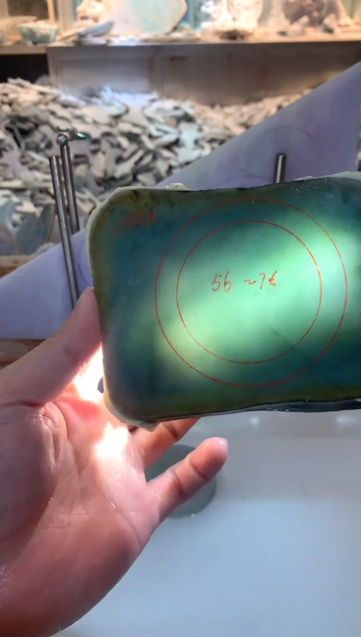 裸石翡翠0朗0翡翠珠宝939