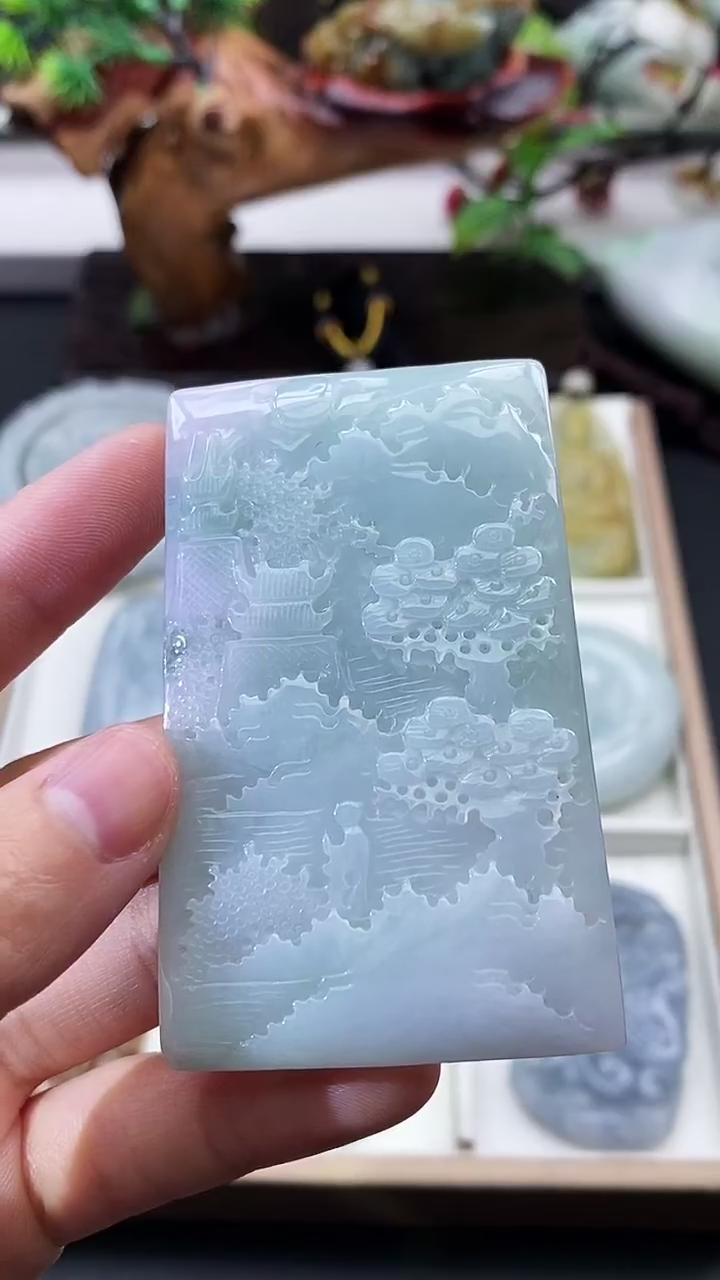 颈饰未镶嵌翡翠天然缅甸A货翡翠