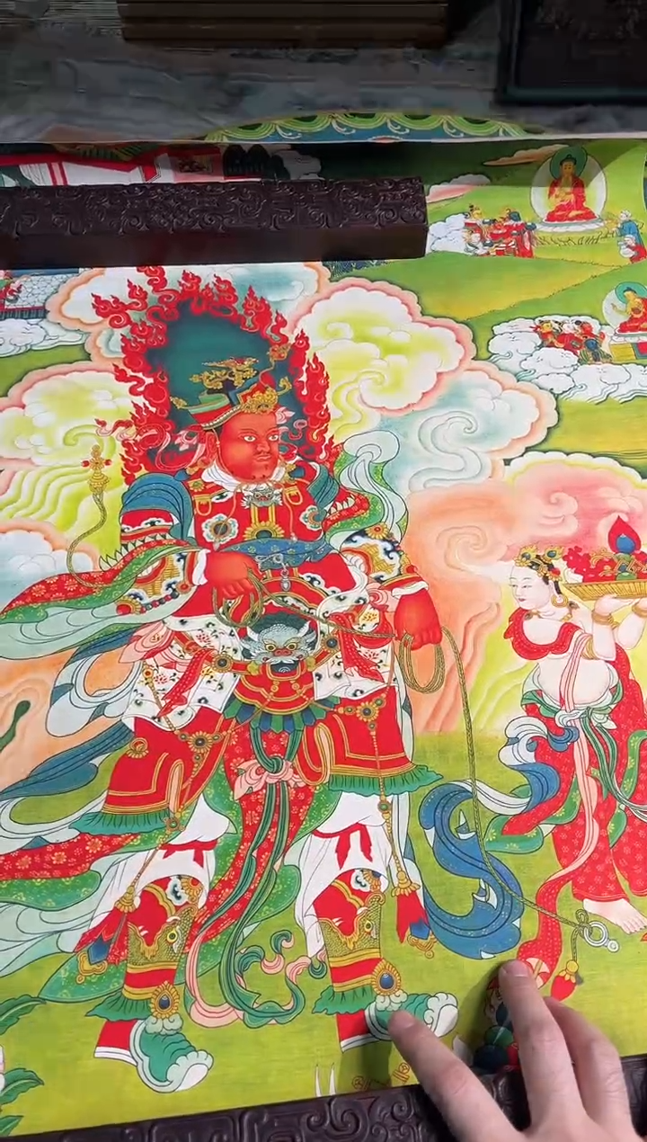 卷轴画路路的唐卡tk160