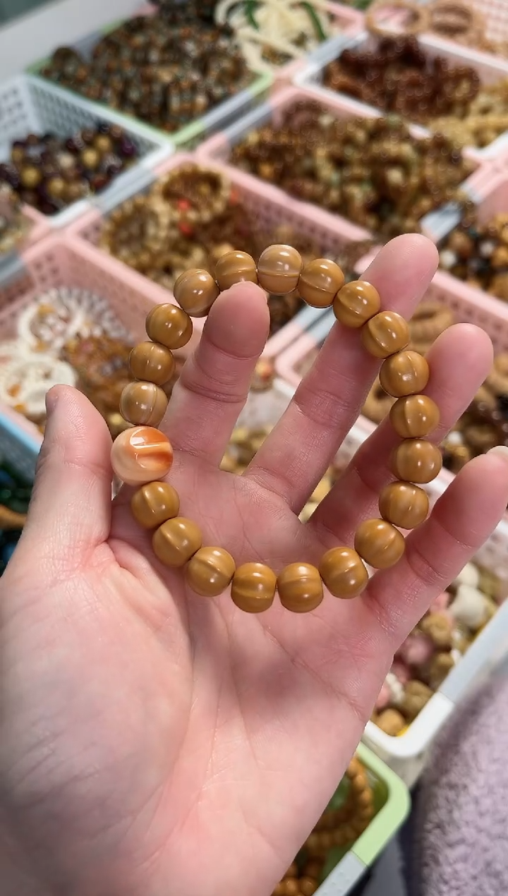 【闪购商品】菩提根/象牙果手串猴头鲨鱼背搭配万宝