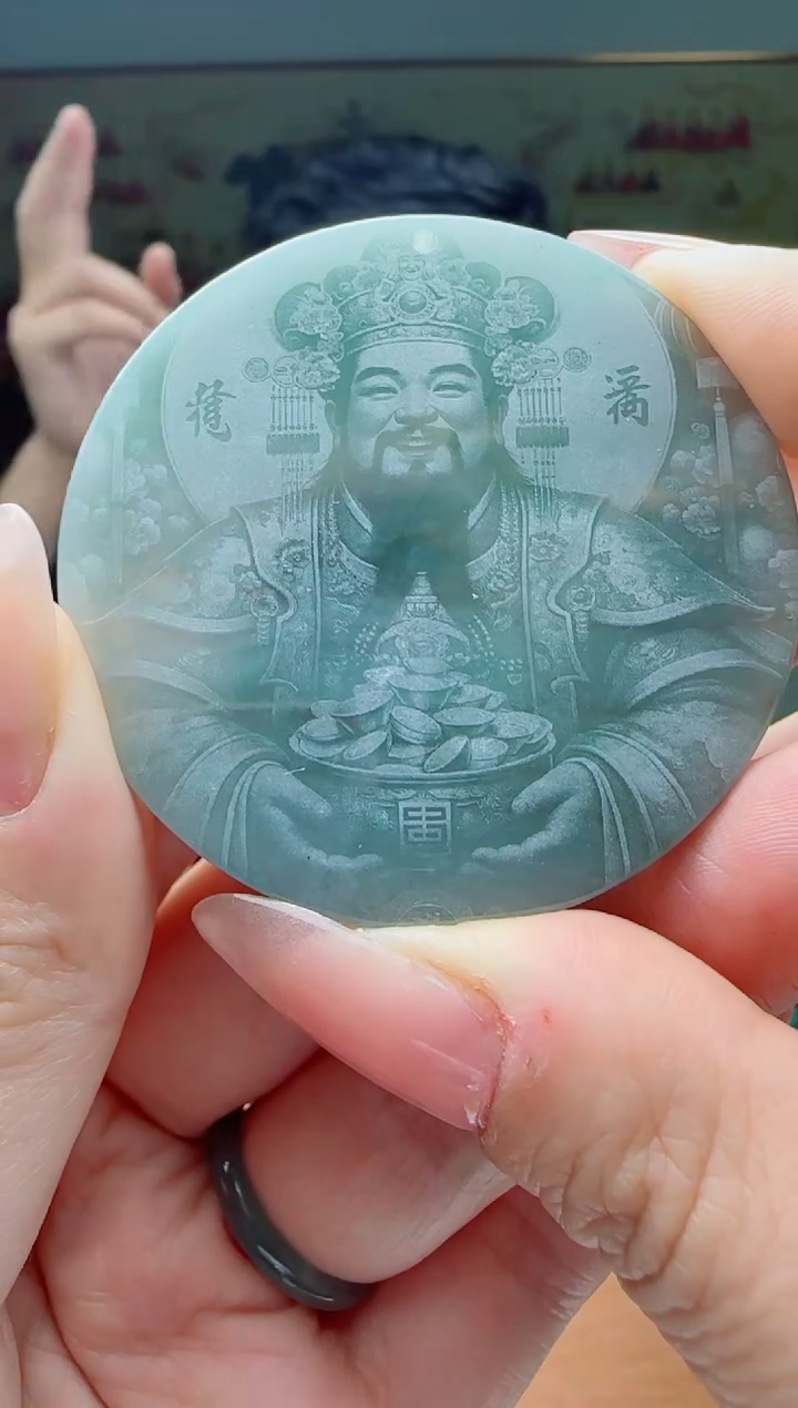 【闪购商品】翡翠颈饰未镶嵌财神多样性随机一件发货