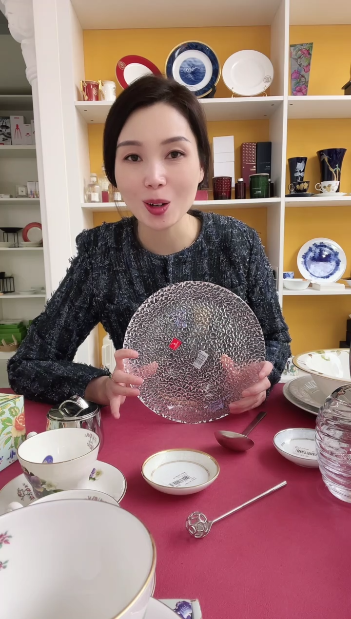 【闪购商品】水晶果盘2个