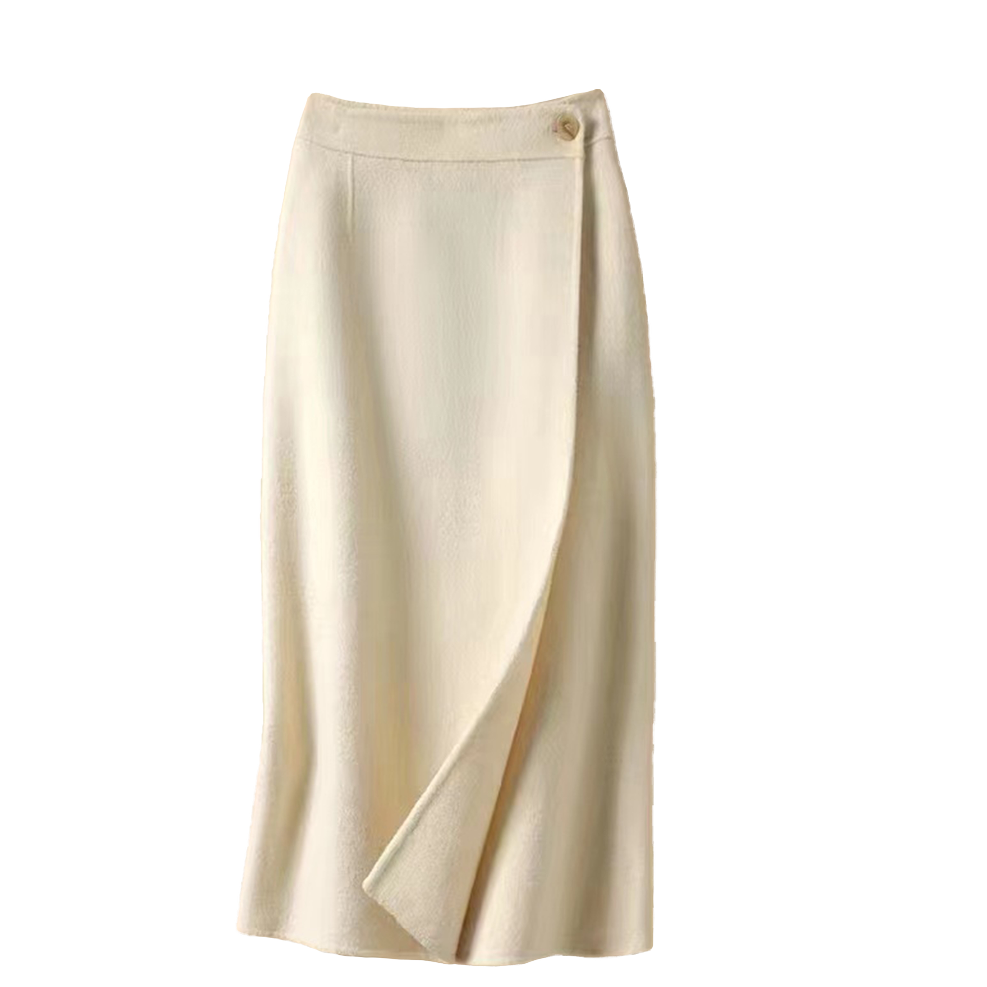 可调节手工双面呢羊毛半身裙显瘦 8817高腰时尚