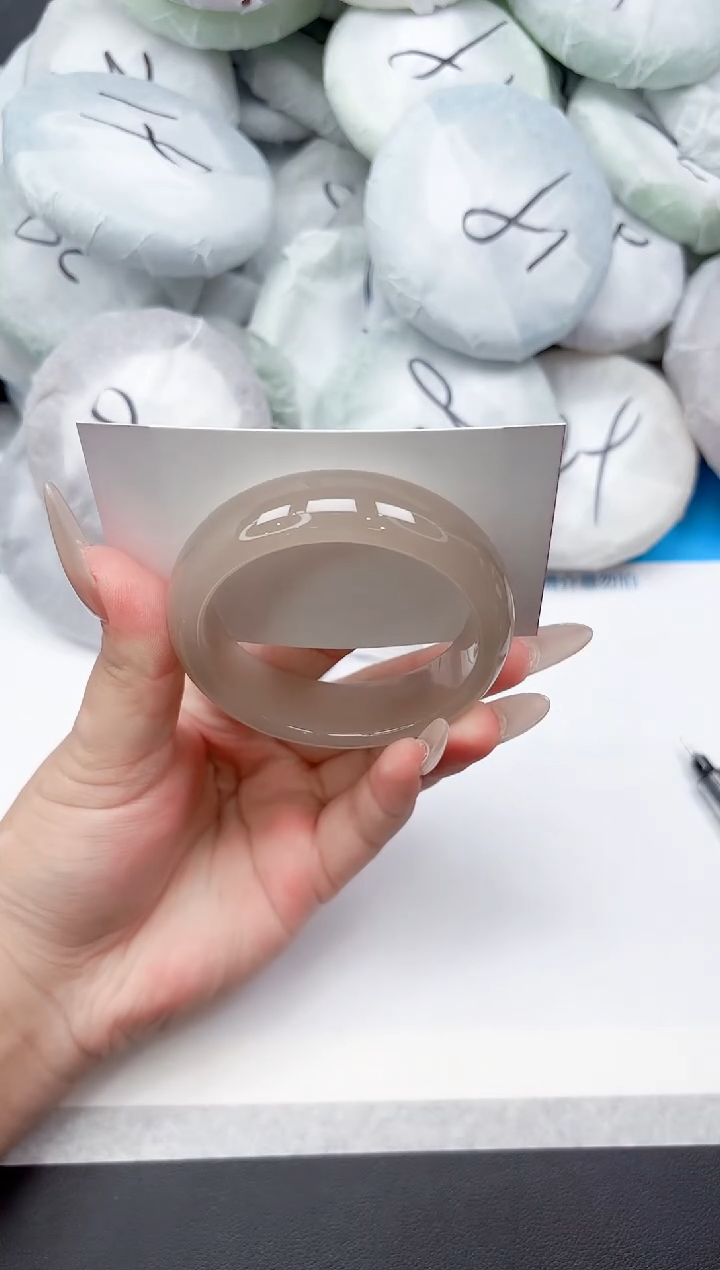 未镶嵌手镯石英质玉121-54.5