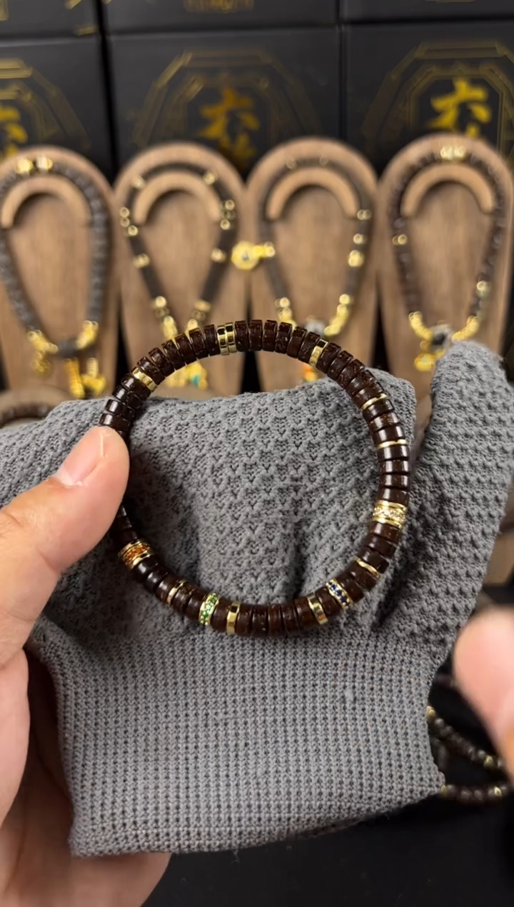 椰蒂手串原生态7*3椰蒂药片满配款