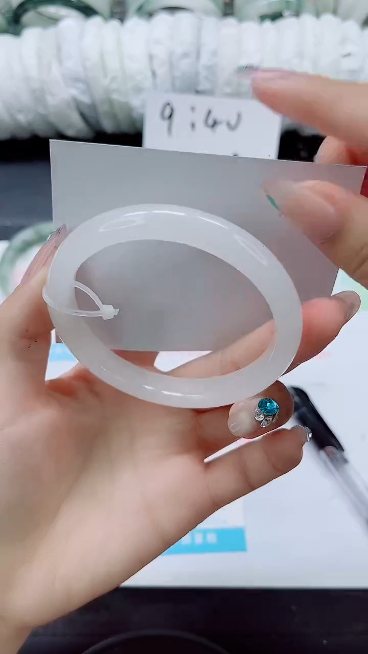 石英质玉手镯未镶嵌0118-圈口63.7