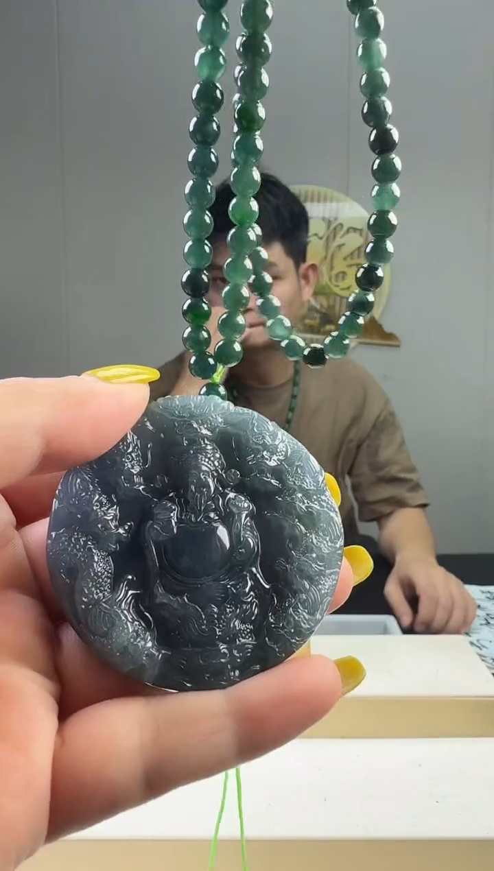 颈饰未镶嵌翡翠天然A货翡翠  多样性随机发其一