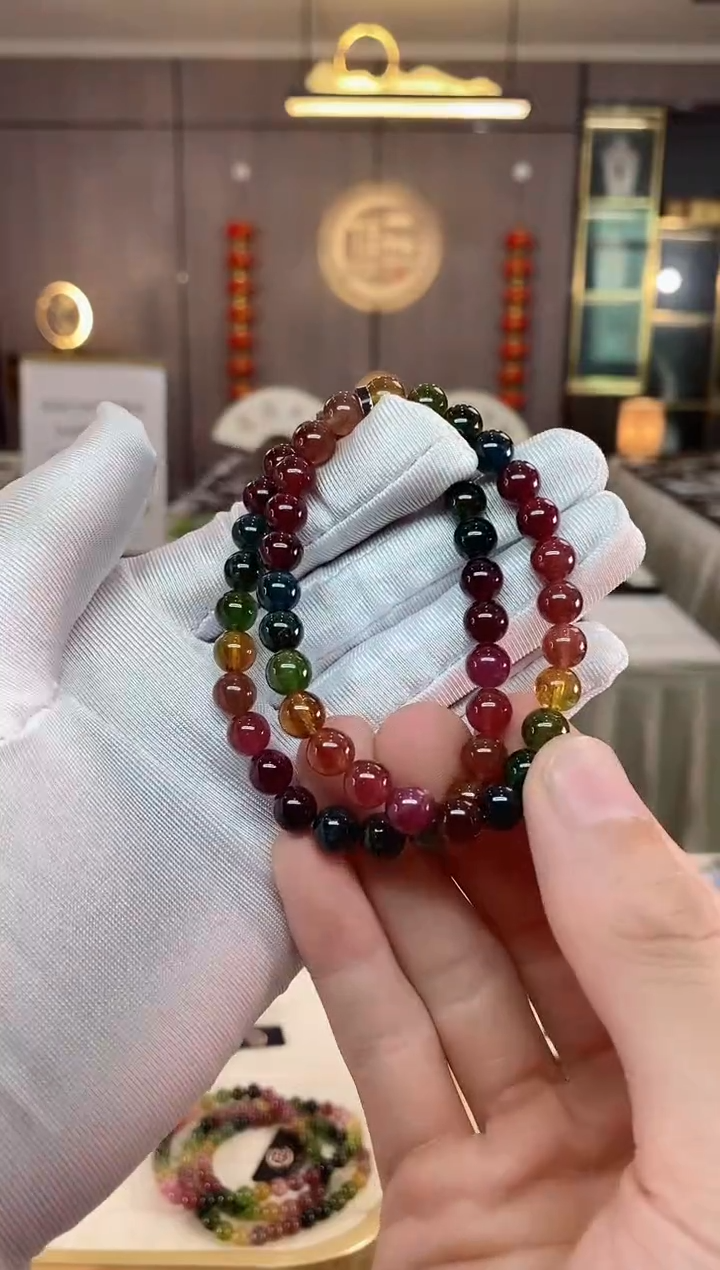 【闪购商品】碧玺单圈手串7mm+未镶嵌（多样性发一条）xion