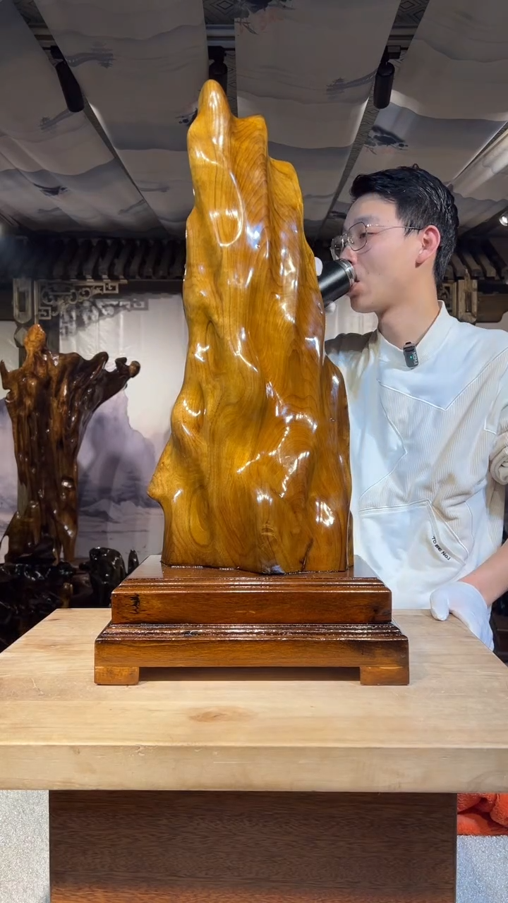 【闪购商品】金丝楠金丝楠小叶桢楠摆件70-34-22