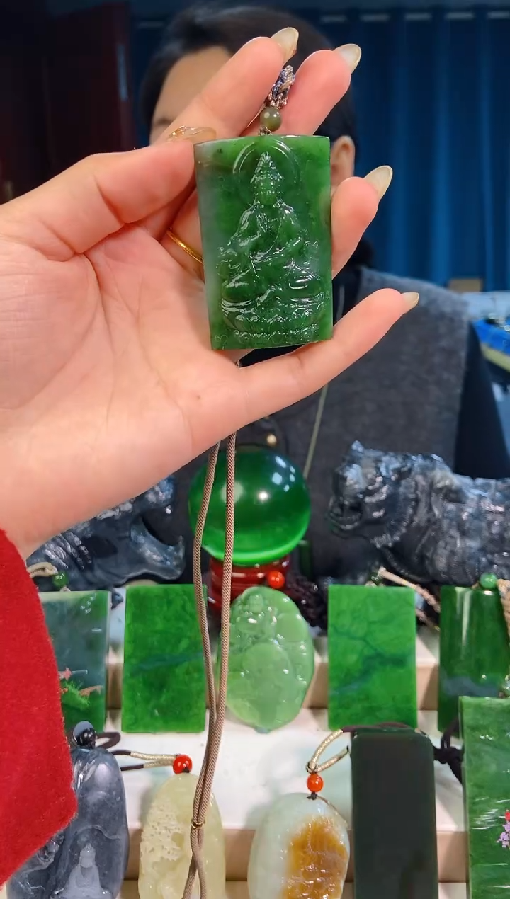 【闪购商品】和田玉未镶嵌挂件1