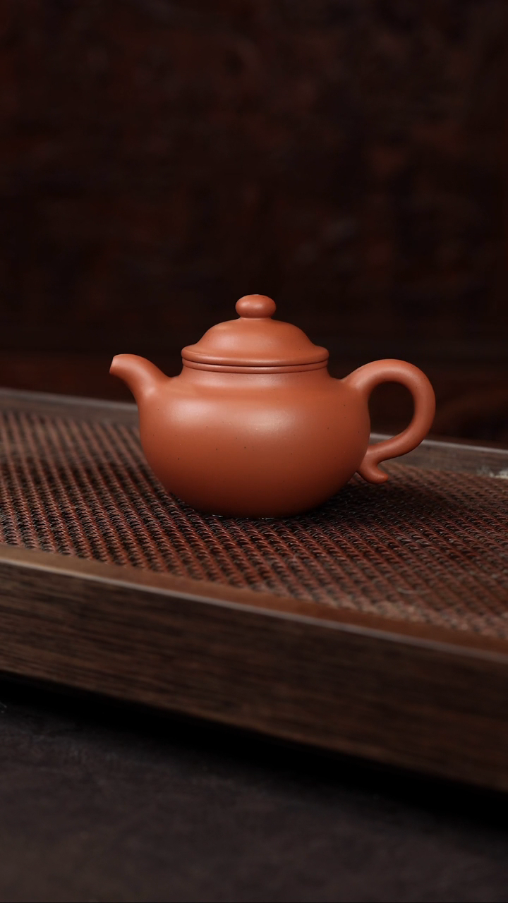 【闪购商品】紫砂茶壶大红泥莲子