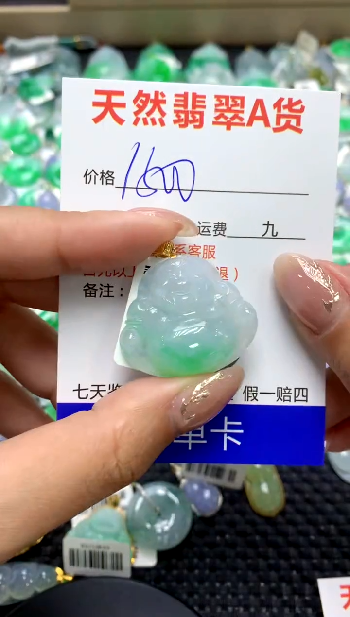 【闪购商品】翡翠颈饰18K金镶嵌111111111