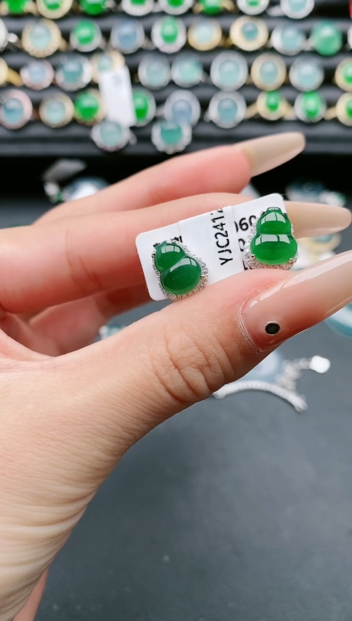 【闪购商品】翡翠戒指银S925镶嵌1111111