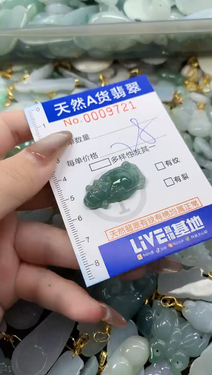 翡翠未镶嵌颈饰天然A货翡翠