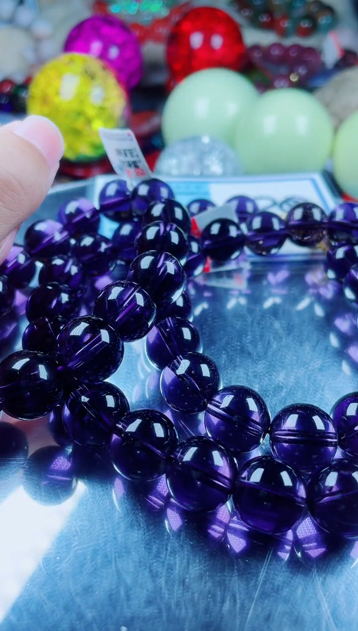 菱锰矿未镶嵌项链紫龙醇原矿项链