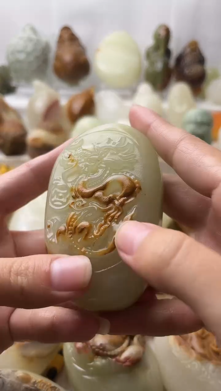 石材古青石棉纹正常不退换盘龙