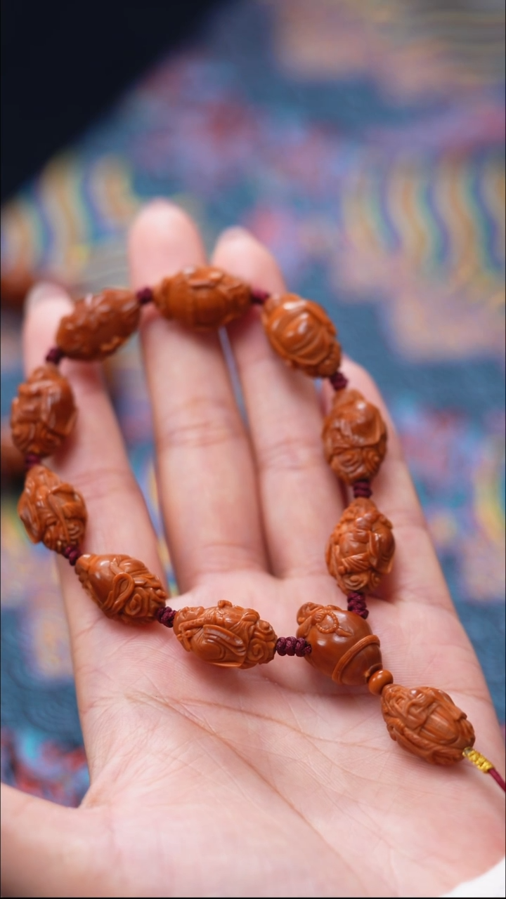 手串/手链橄榄核饮****风八仙