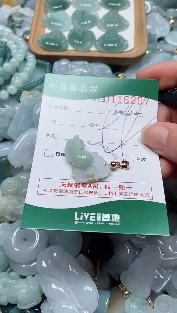 【闪购商品】翡翠颈饰未镶嵌闪购商品0116207