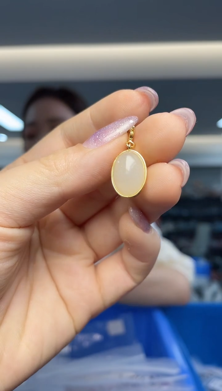 【闪购商品】和田玉`银S925镶嵌（多样性发一件）