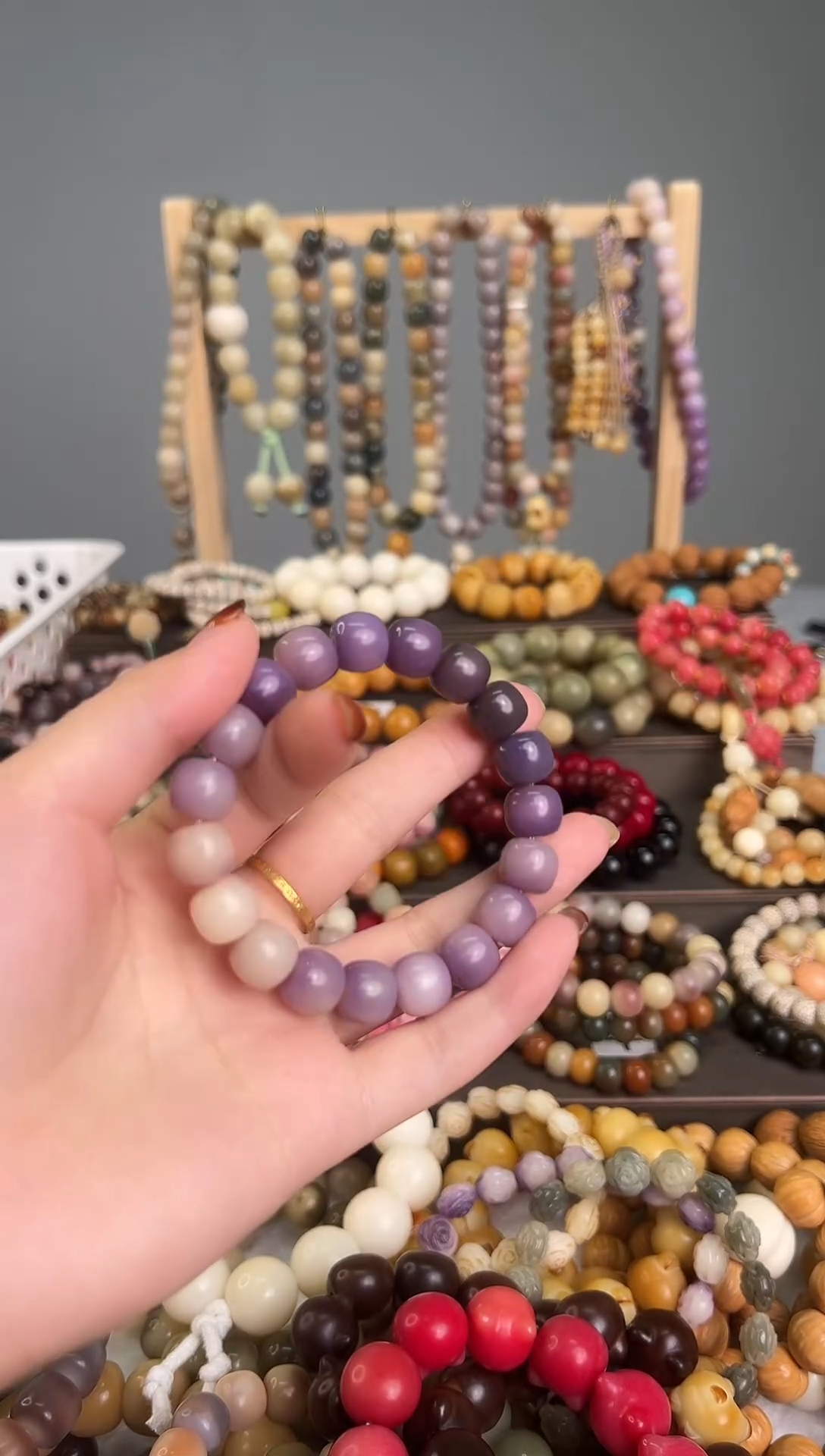 紫美人菩提手串1