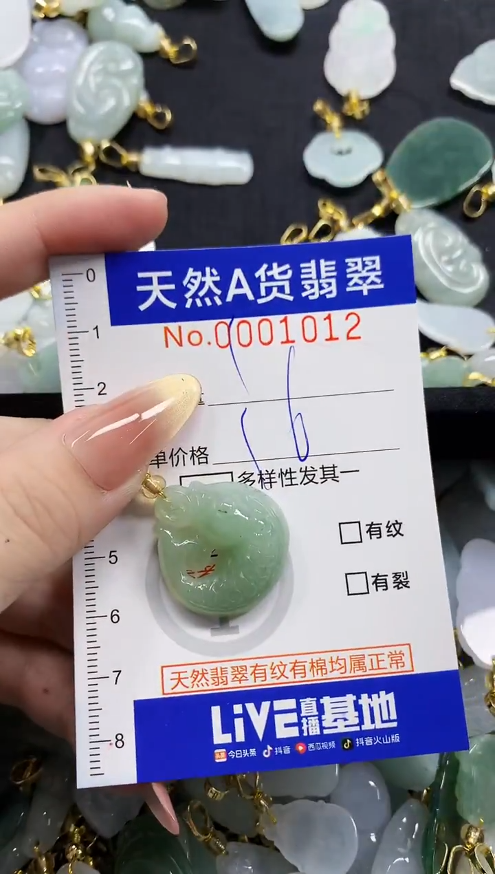 颈饰未镶嵌翡翠天然A货翡翠