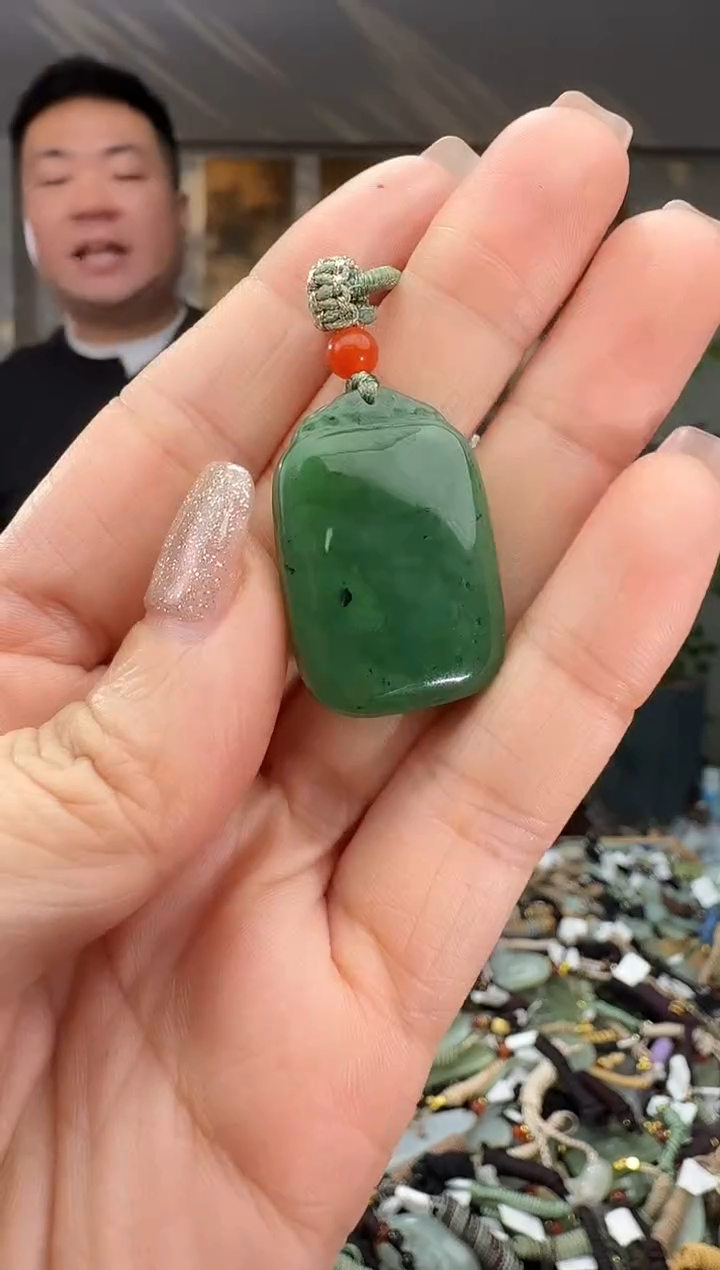 颈饰未镶嵌和田玉拍一发一多样性发货