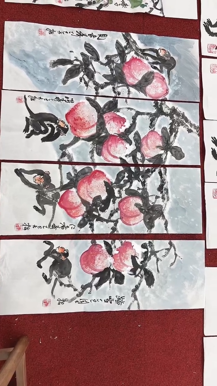 国画周大拙/国画/花鸟