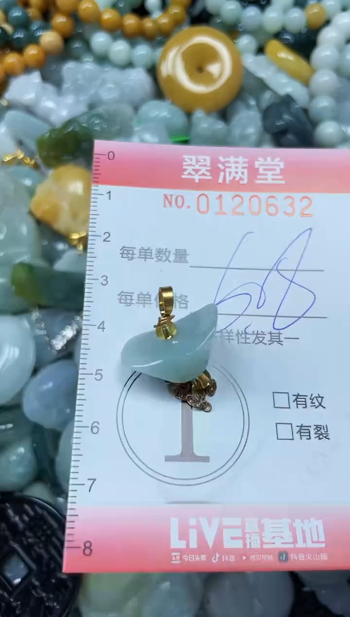 翡翠未镶嵌颈饰闪购0120632