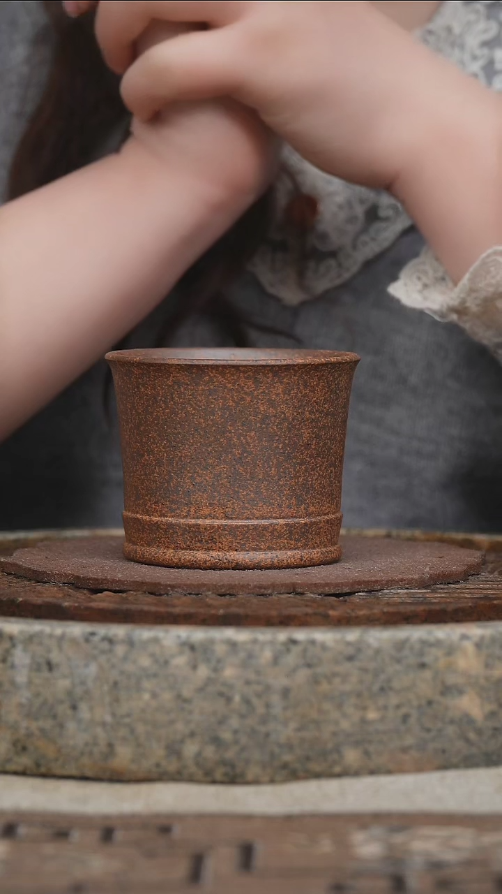 【闪购商品】紫砂茶壶宜兴原矿无添加明清老料竹节杯